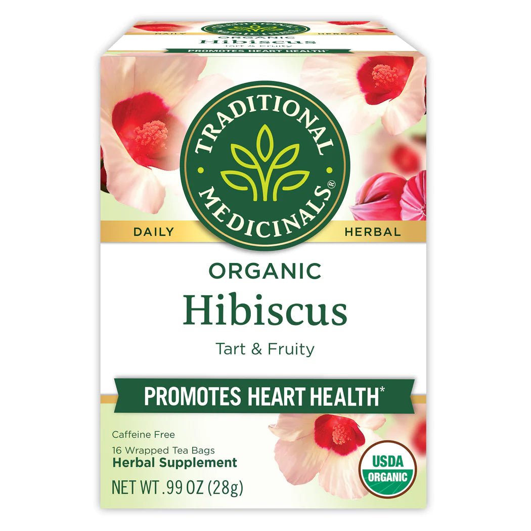 Organic Hibiscus Tea | Traditional Medicinals® | 16 Tea Bags