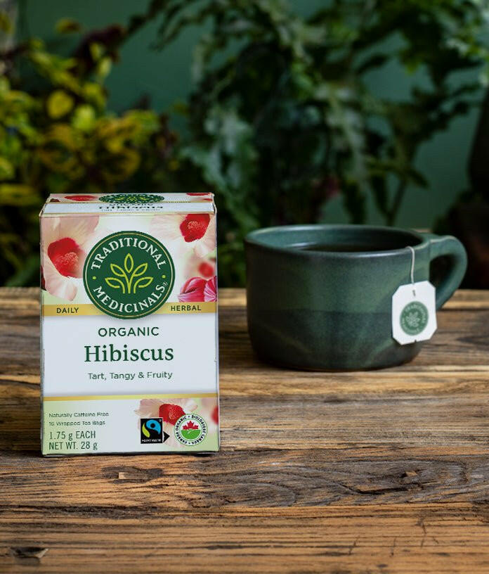 Organic Hibiscus Tea | Traditional Medicinals® | 16 Tea Bags