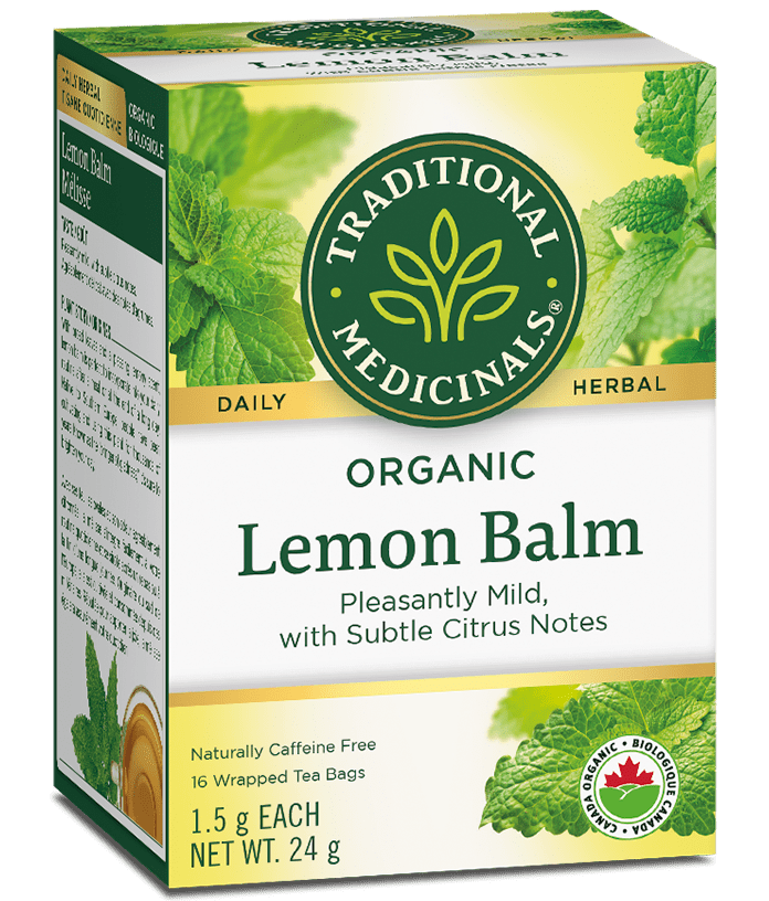Organic Lemon Balm Tea | Traditional Medicinals® | 16 Tea Bags