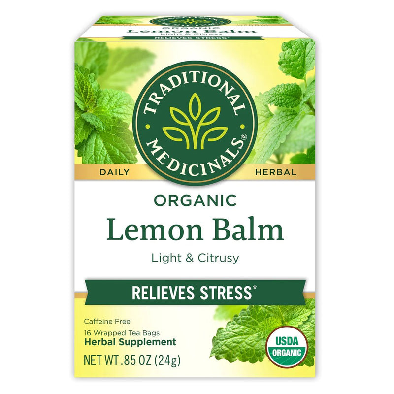 Organic Lemon Balm Tea | Traditional Medicinals® | 16 Tea Bags