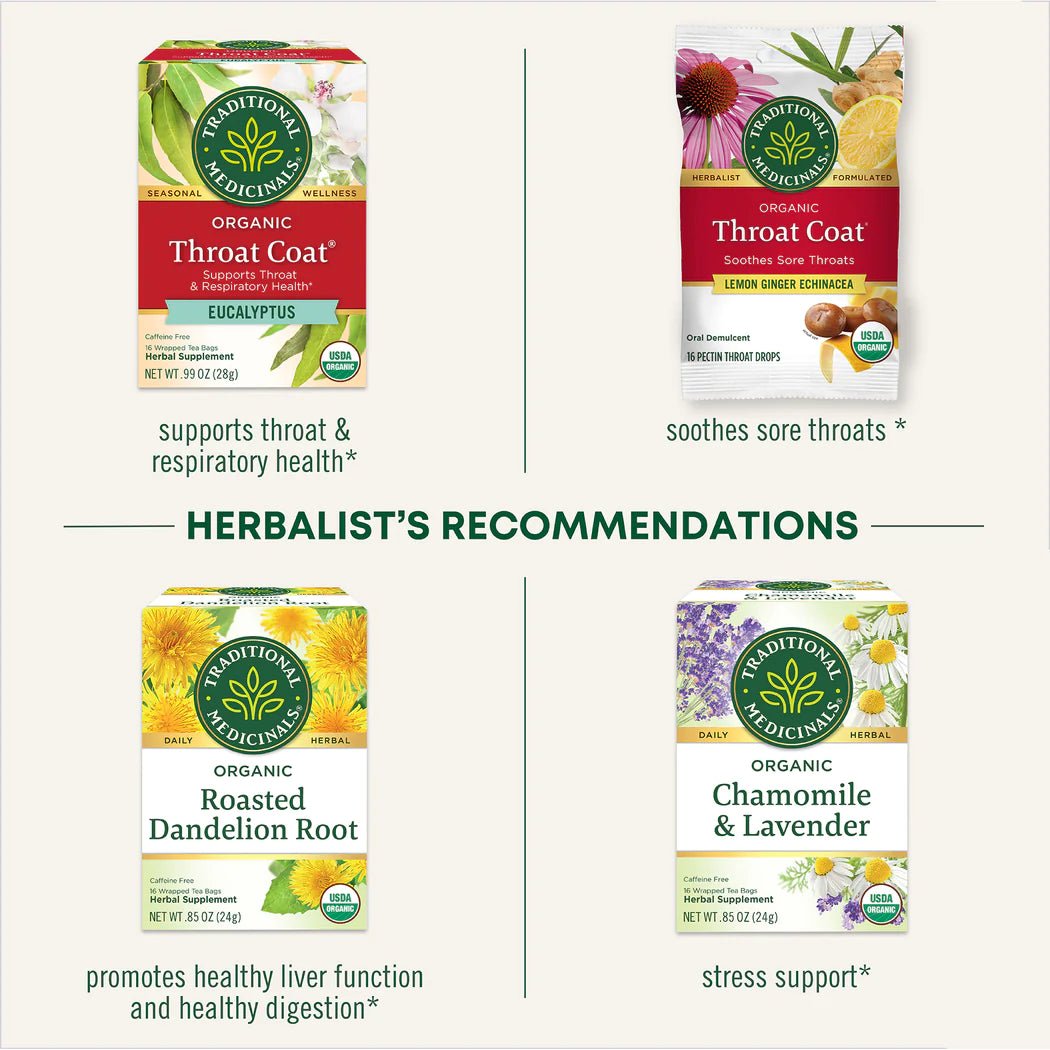 Organic Licorice Root Tea | Traditional Medicinals® | 16 Tea Bags - Coal Harbour Pharmacy