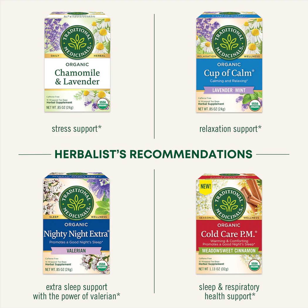 Organic Nighty Night® Tea | Traditional Medicinals® | 16 Tea Bags - Coal Harbour Pharmacy
