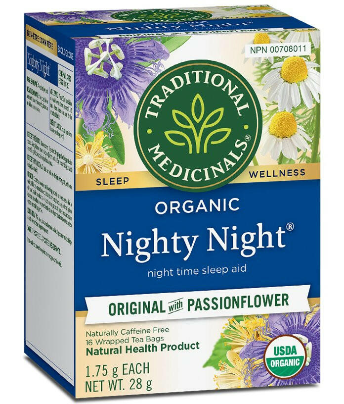 Organic Nighty Night® Tea | Traditional Medicinals® | 16 Tea Bags - Coal Harbour Pharmacy