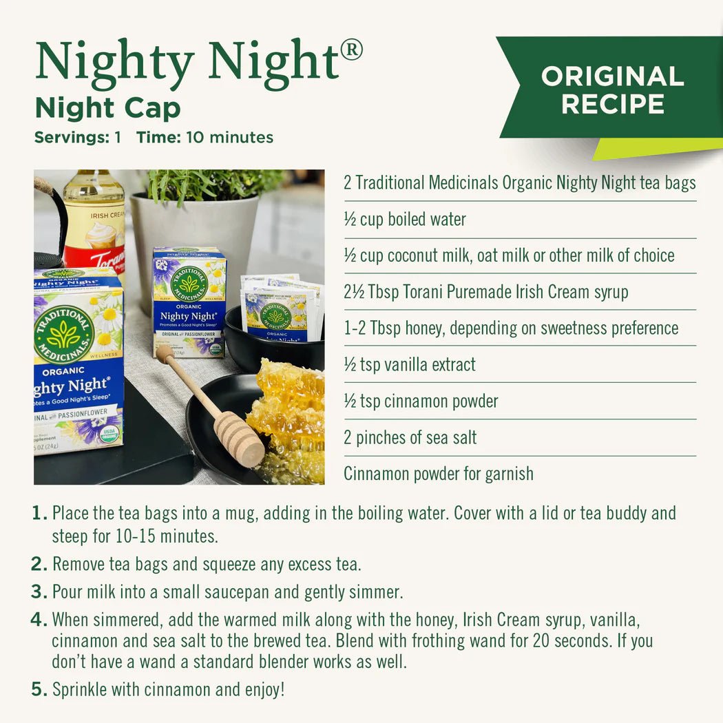 Organic Nighty Night® Tea | Traditional Medicinals® | 16 Tea Bags - Coal Harbour Pharmacy