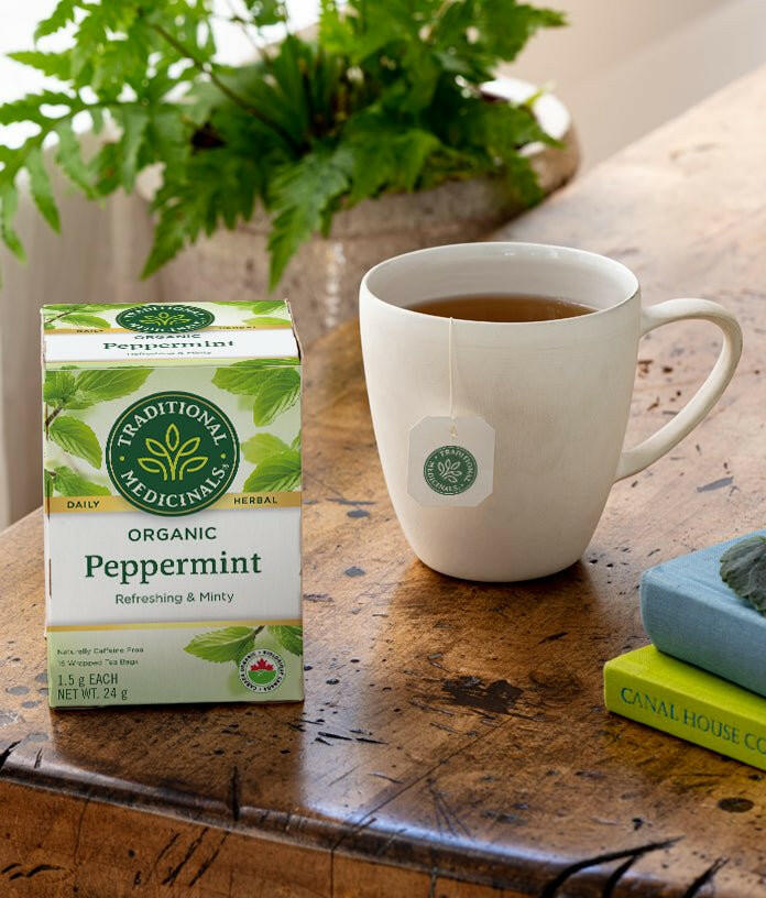 Organic Peppermint Tea | Traditional Medicinals® | 16 Tea Bags - Coal Harbour Pharmacy