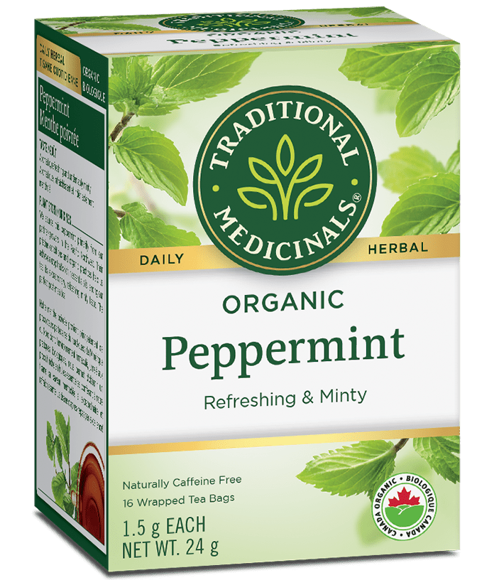 Organic Peppermint Tea | Traditional Medicinals® | 16 Tea Bags - Coal Harbour Pharmacy