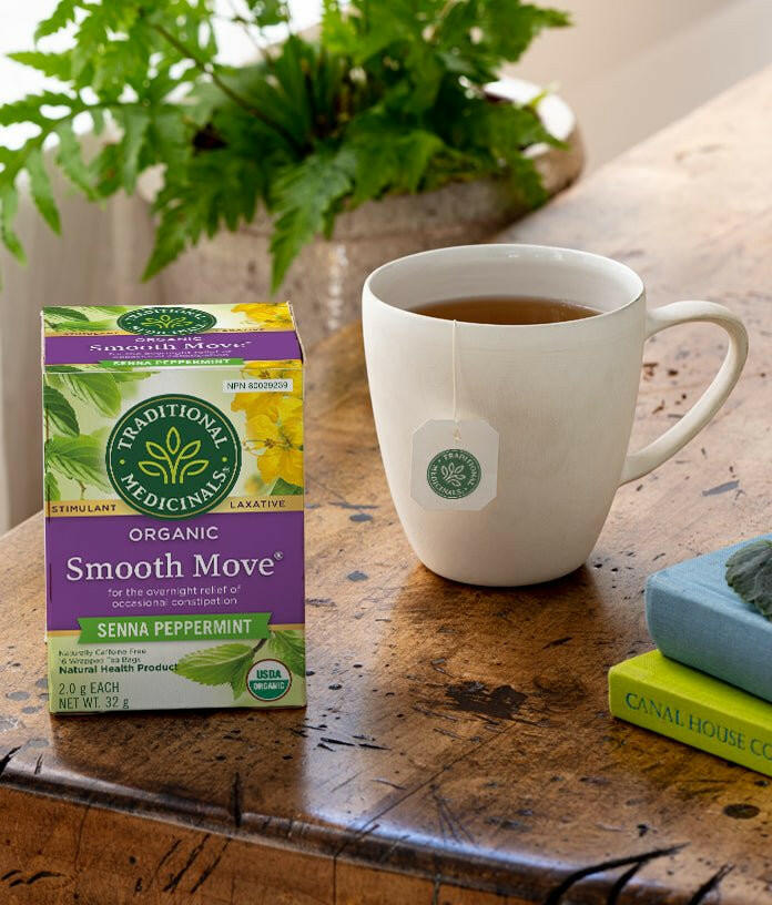 Organic Smooth Move® Peppermint Tea | Traditional Medicinals® | 16 Tea Bags - Coal Harbour Pharmacy