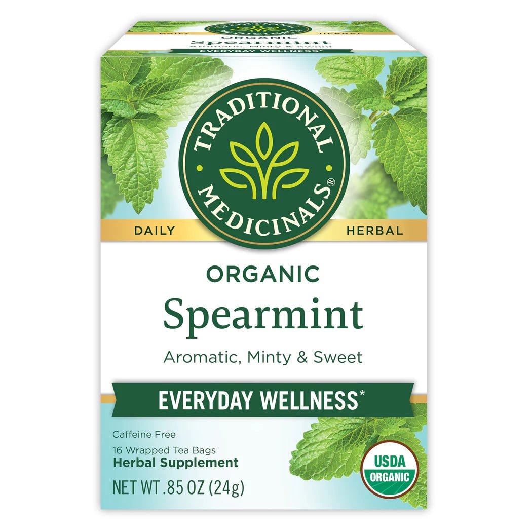 Organic Spearmint Tea | Traditional Medicinals® | 16 Tea Bags - Coal Harbour Pharmacy