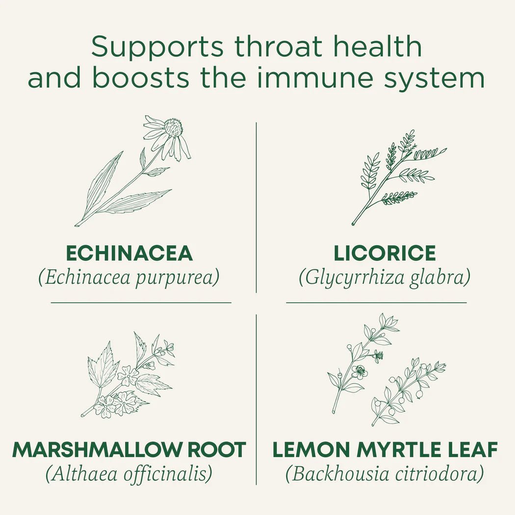 Organic Throat Coat® Lemon Echinacea Tea | Traditional Medicinals® | 16 Tea Bags - Coal Harbour Pharmacy