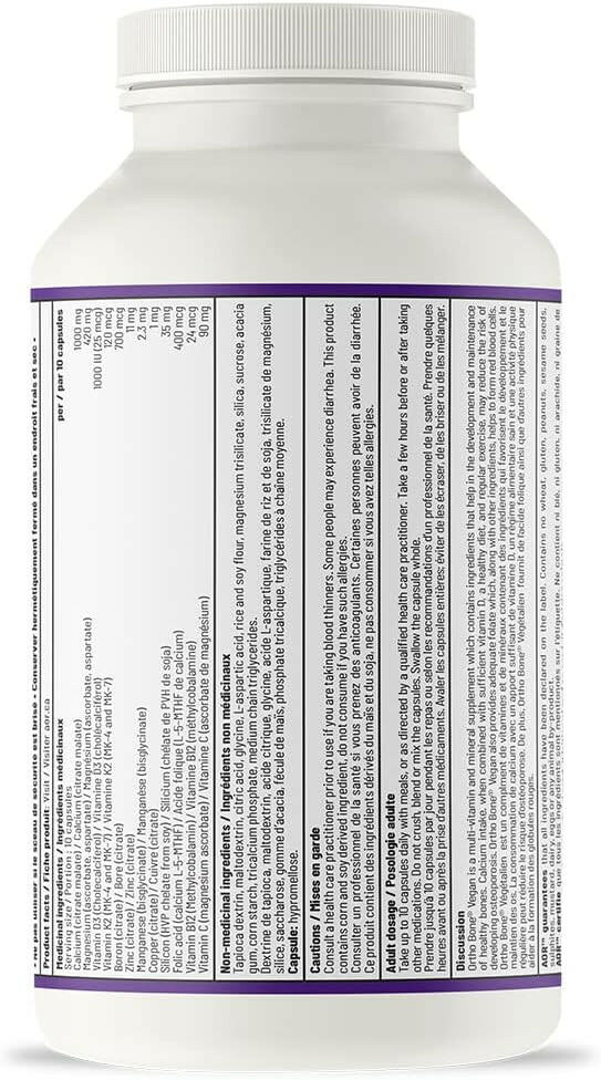 Ortho Bone™ Vegan | AOR™ | 300 Capsules - Coal Harbour Pharmacy