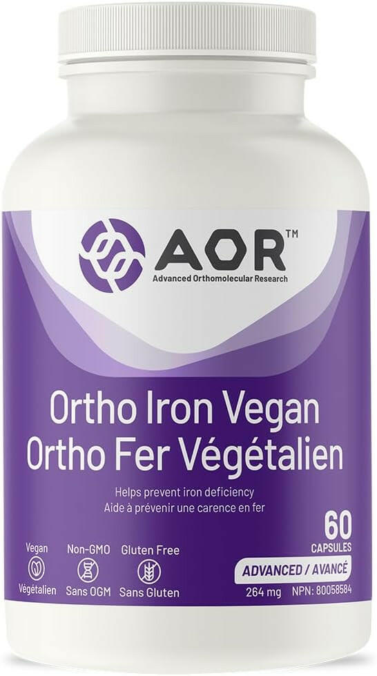 Ortho Iron Vegan | AOR™ | 60 Capsules - Coal Harbour Pharmacy