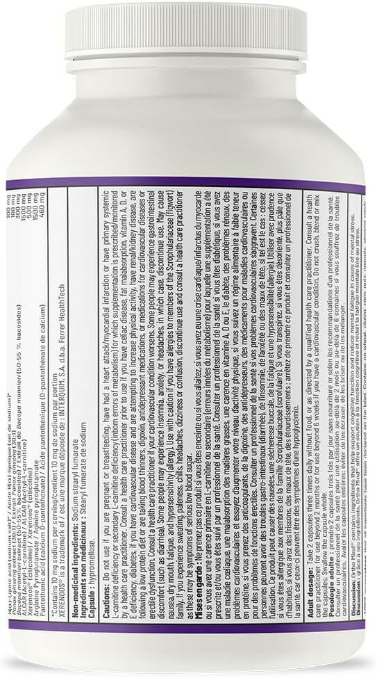 Ortho Mind | AOR™ | 180 Capsules - Coal Harbour Pharmacy