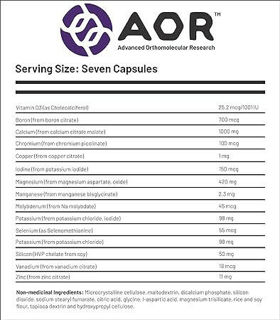 Ortho Minerals | AOR™ | 210 Capsules - Coal Harbour Pharmacy