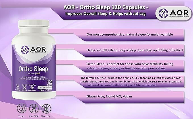 Ortho Sleep™ | AOR™ | 60 or 120 Capsules - Coal Harbour Pharmacy