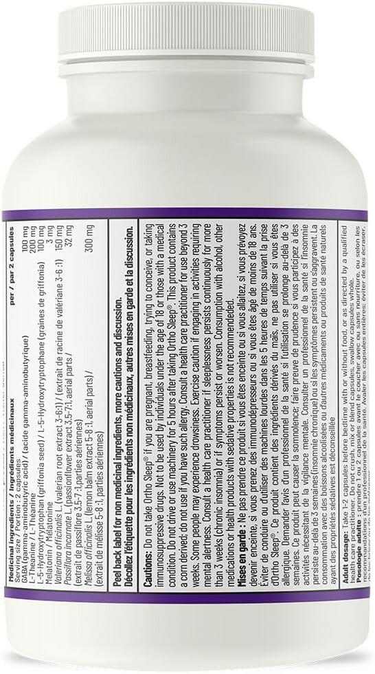 Ortho Sleep™ | AOR™ | 60 or 120 Capsules - Coal Harbour Pharmacy