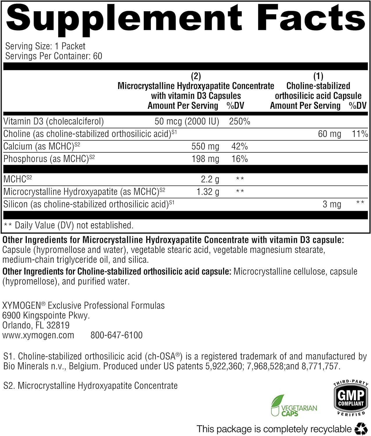 OSAplex MK-7™ | Xymogen® | 60 Packets - Coal Harbour Pharmacy