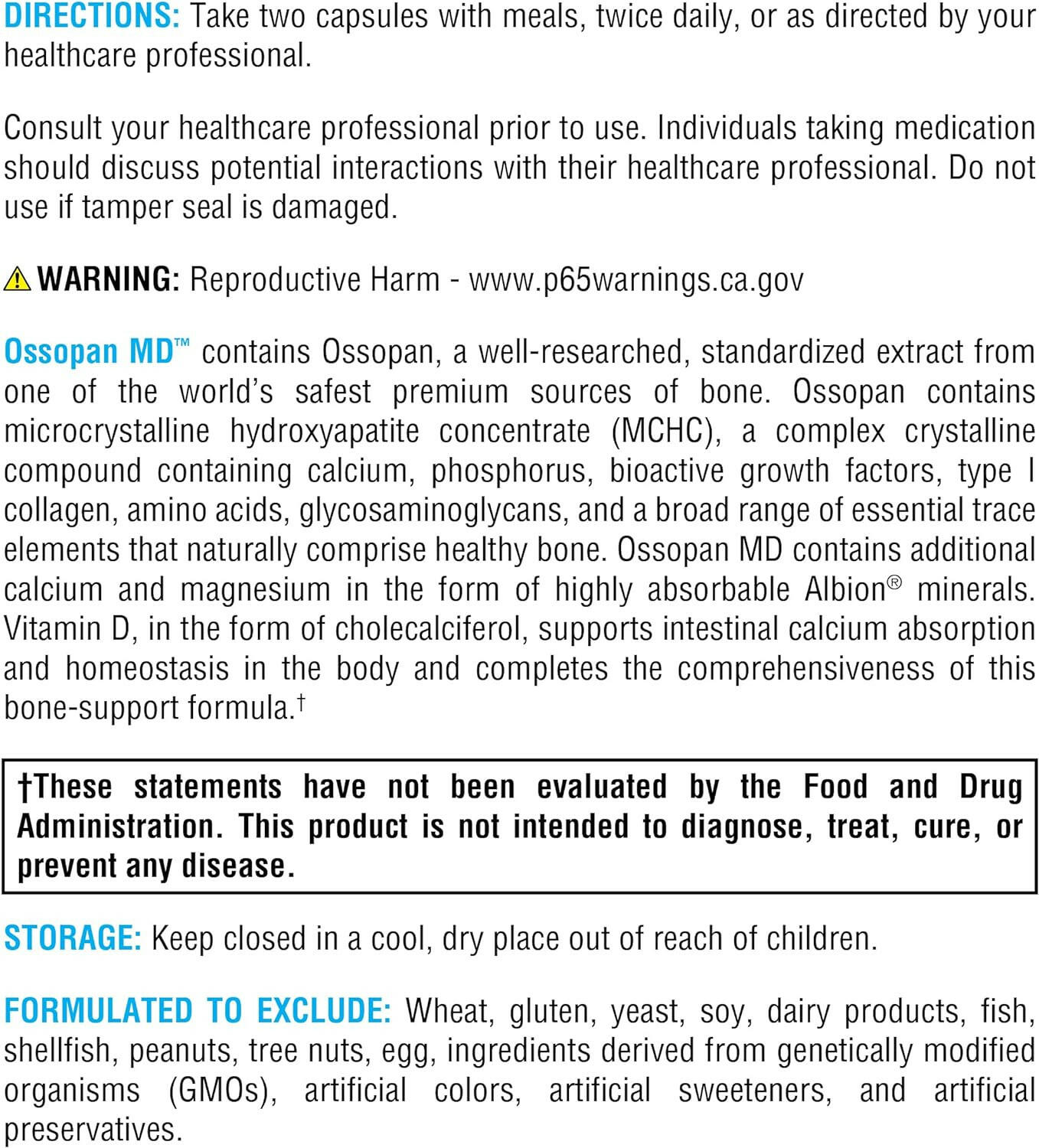 Ossopan MD™ | Xymogen® | 120 Capsules - Coal Harbour Pharmacy