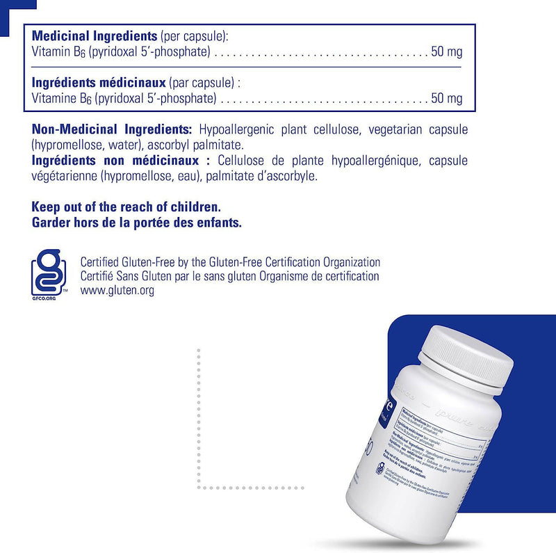 P5P 50 | Pure Encapsulations® | 180 Vegetable Capsules - Coal Harbour Pharmacy