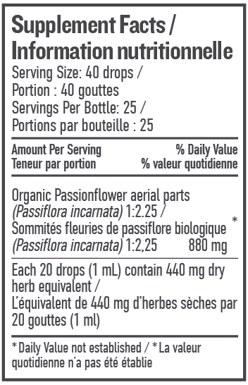 Passionflower Liquid Herb | Botanica | 50 mL - Coal Harbour Pharmacy