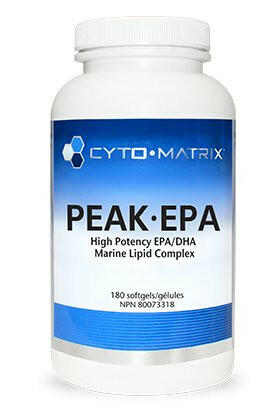 Peak-EPA | Cytomatrix® | 180 Softgels - Coal Harbour Pharmacy