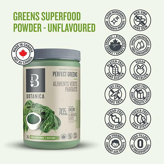Perfect Greens Powder | Botanica | 216 Grams - Coal Harbour Pharmacy