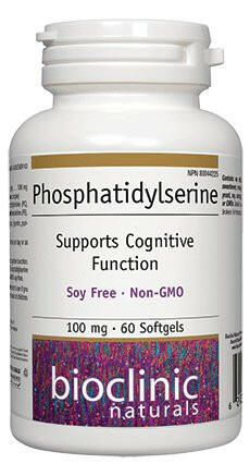 Phosphatidylserine 100mg | Bioclinic® Naturals | 60 Softgels - Coal Harbour Pharmacy