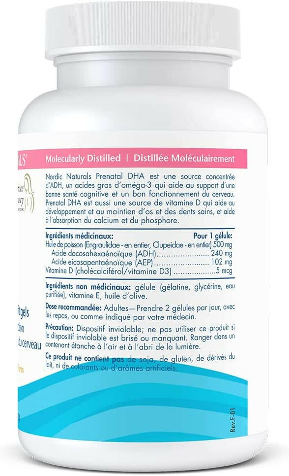 Prenatal DHA™ | Nordic Naturals® | 90 Unflavoured Softgels - Coal Harbour Pharmacy