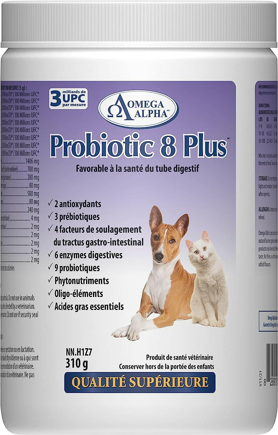 Probiotic 8 Plus™ | Omega Alpha® | 310g Powder - Coal Harbour Pharmacy