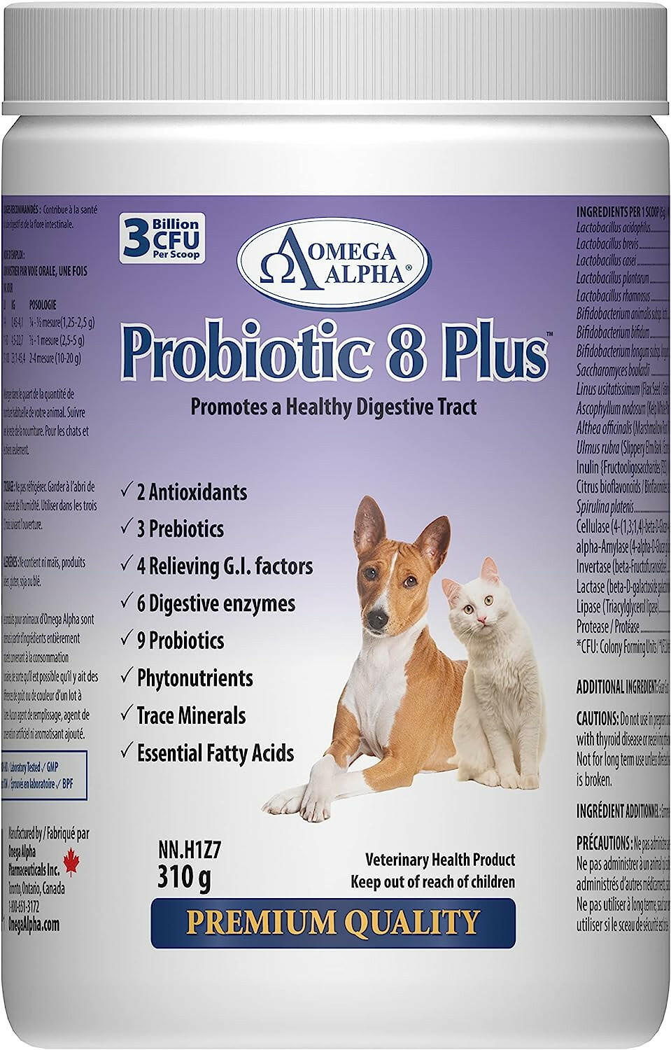 Probiotic 8 Plus™ | Omega Alpha® | 310g Powder - Coal Harbour Pharmacy
