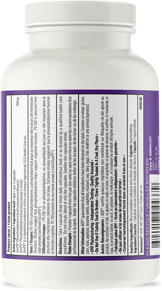 PS-100 | AOR™ | 60 or 120 Capsules - Coal Harbour Pharmacy