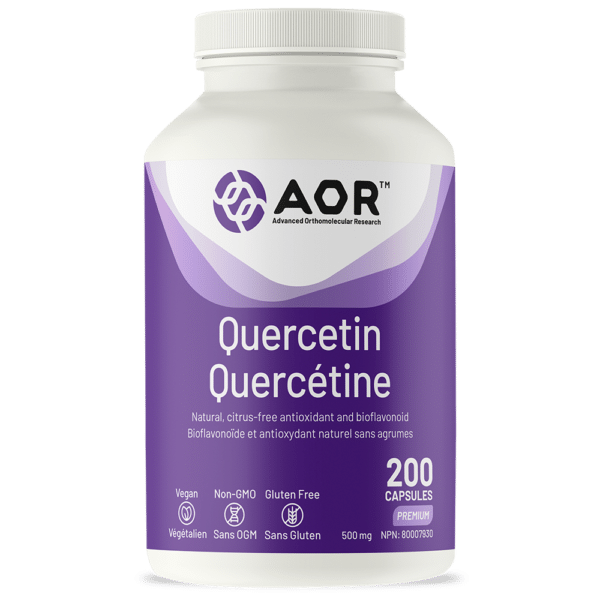 Quercetin | AOR™ | 100 or 200 Capsules - Coal Harbour Pharmacy
