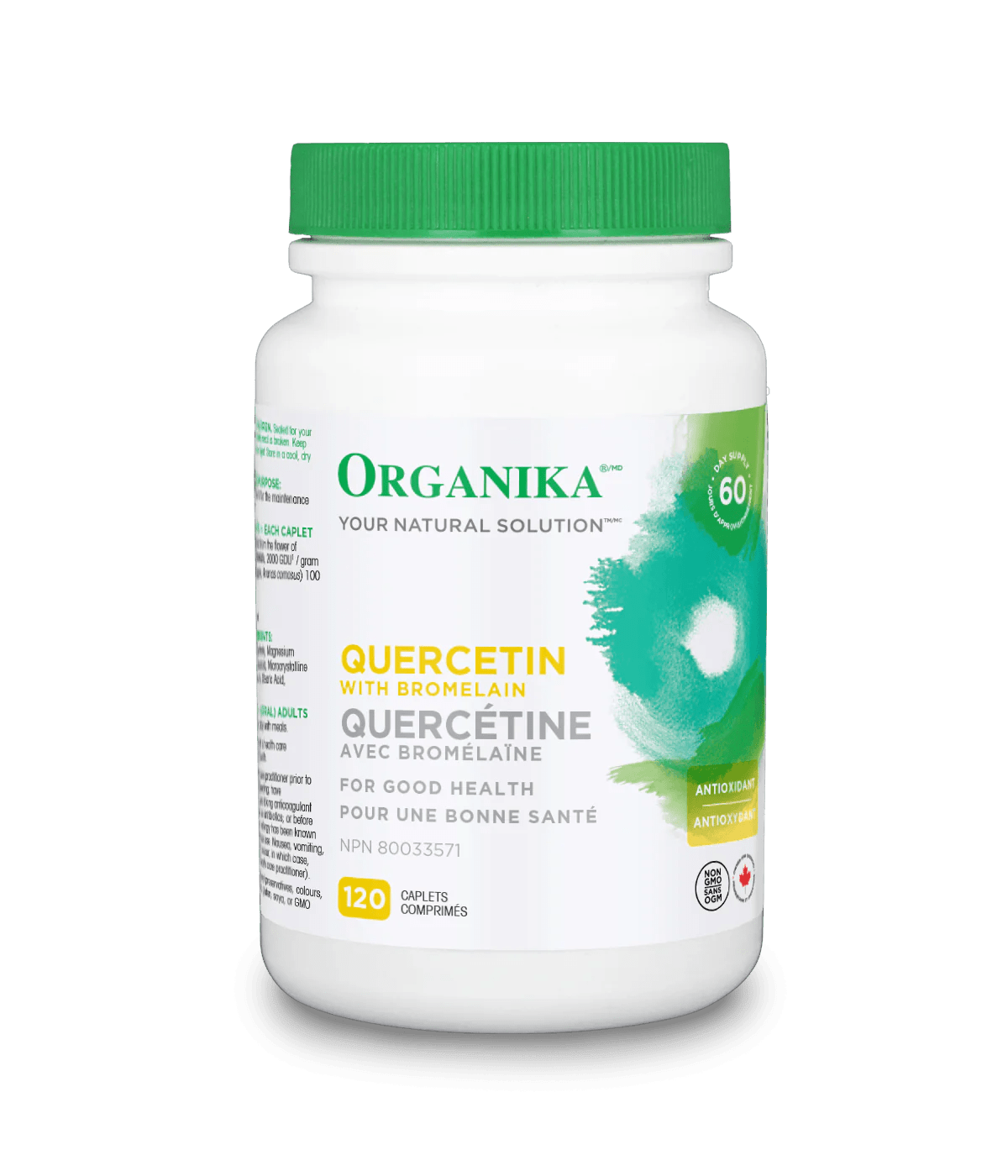 Quercetin with Bromelain | Organika® | 60 Capsules - Coal Harbour Pharmacy