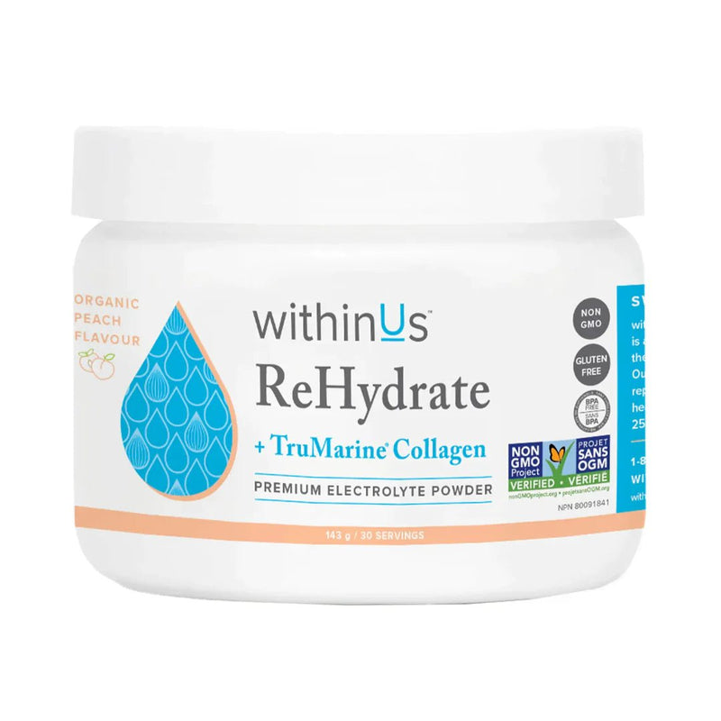 ReHydrate + TruMarine® Collagen Jar | withinUs™ | 143g - Coal Harbour Pharmacy