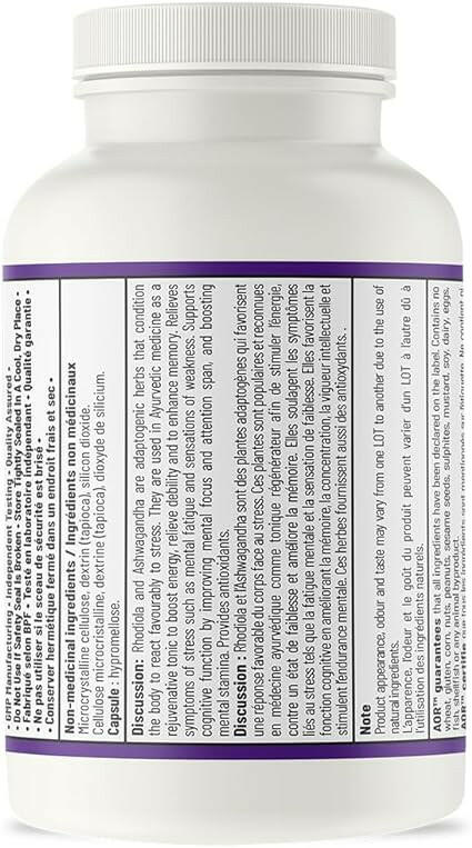 Relax & Recharge | AOR™ | 90 Capsules - Coal Harbour Pharmacy