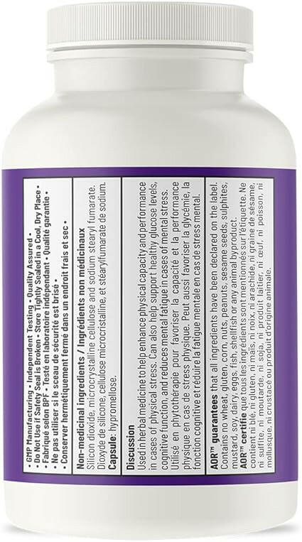 Rhodiola Rosea with Ginseng | AOR™ | 60 Capsules - Coal Harbour Pharmacy