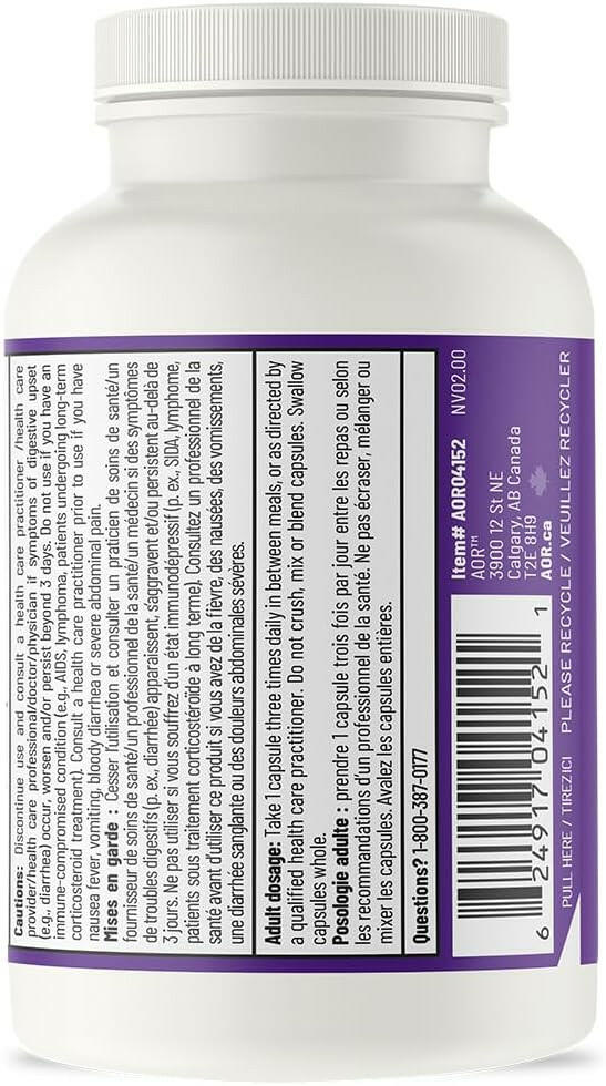 Saccharomyces Boulardii | AOR™ | 90 Capsules - Coal Harbour Pharmacy