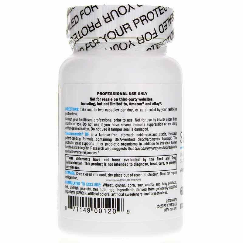 Saccharomycin® DF | Xymogen® | 60 Capsules - Coal Harbour Pharmacy