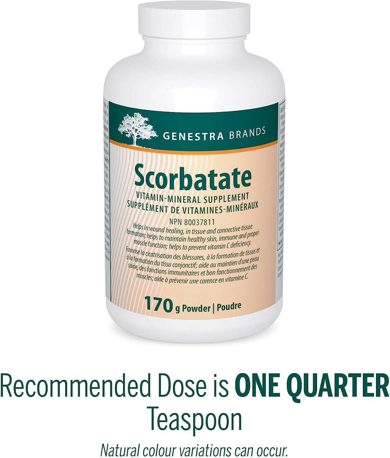 Scorbatate | Genestra Brands® | 170 Grams Powder - Coal Harbour Pharmacy