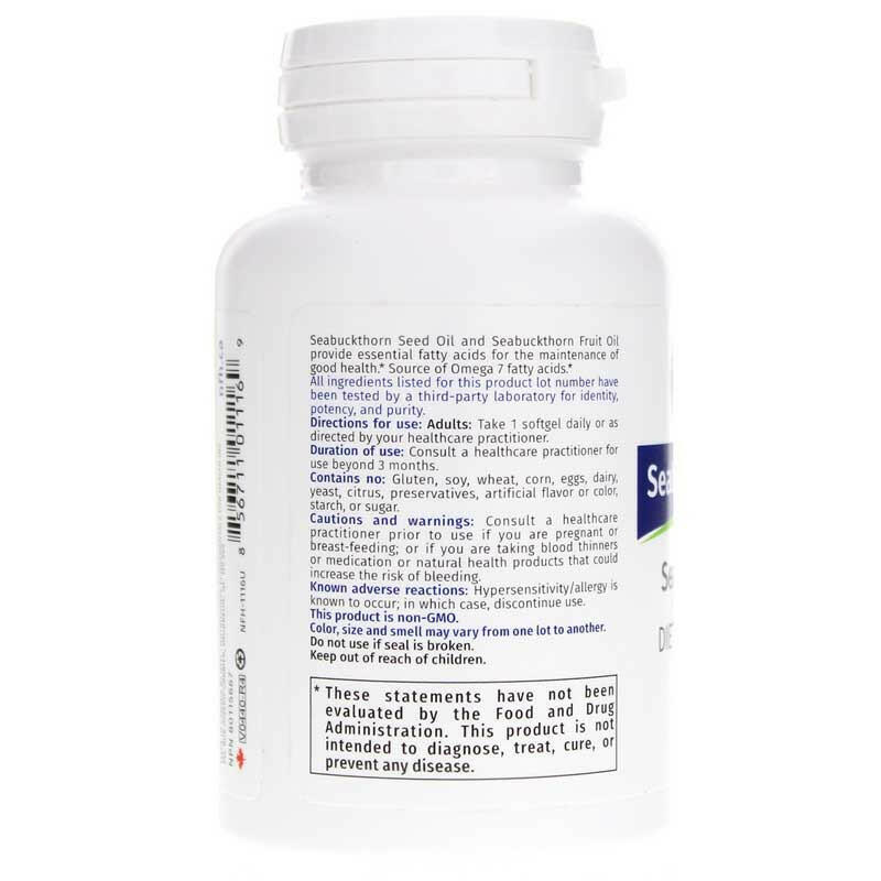 Seabuckthorn SAP | NFH | 30 Softgels - Coal Harbour Pharmacy
