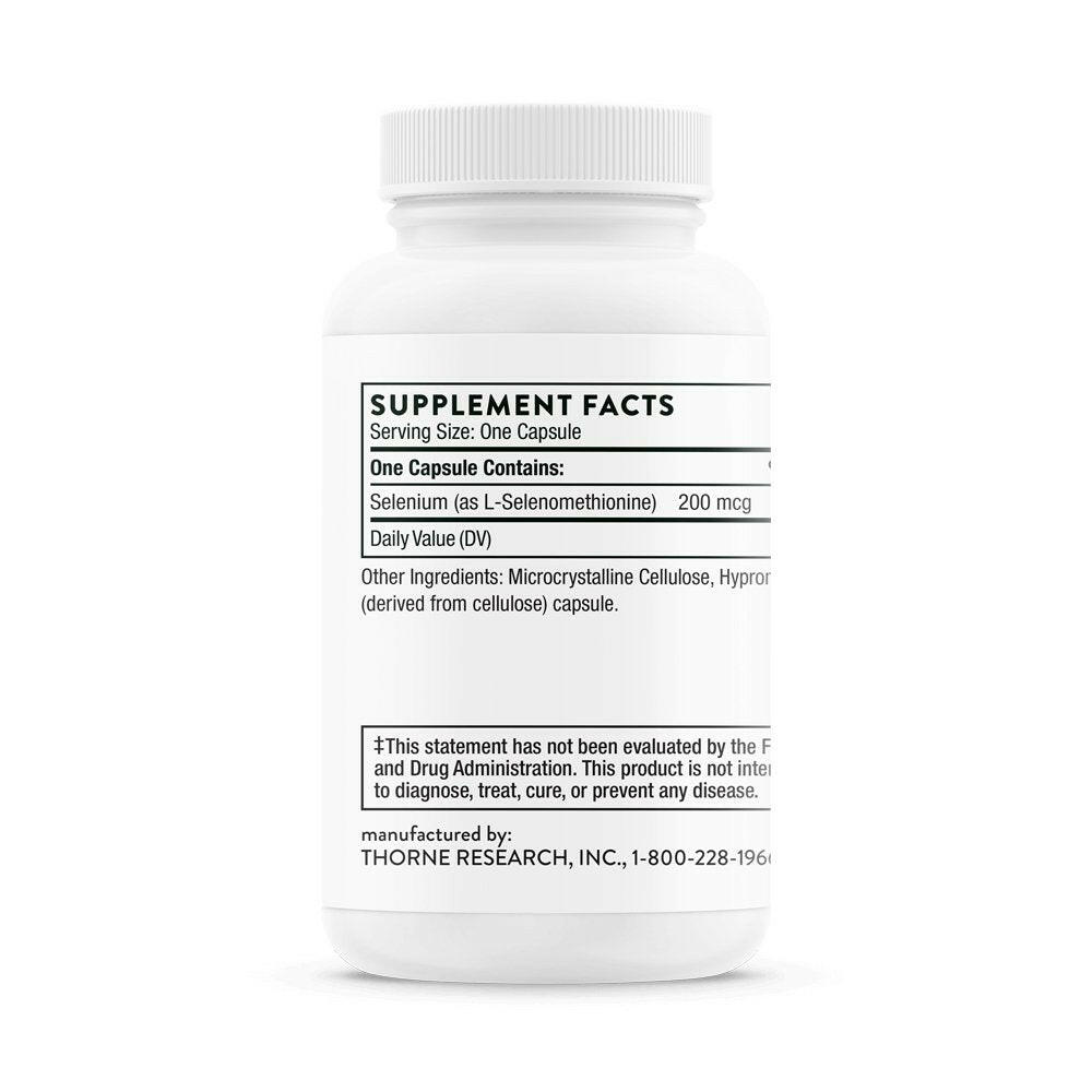 Selenium | Thorne® | 60 Capsules - Coal Harbour Pharmacy