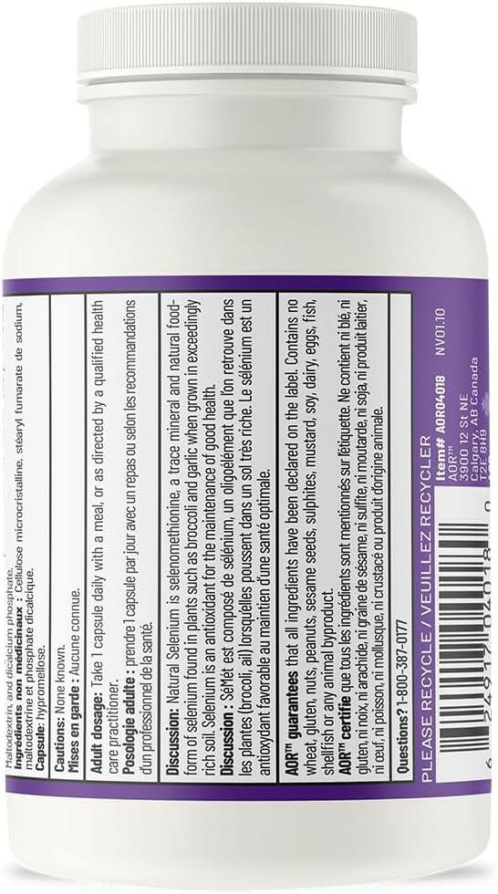 SeMet | AOR™ | 90 Capsules - Coal Harbour Pharmacy
