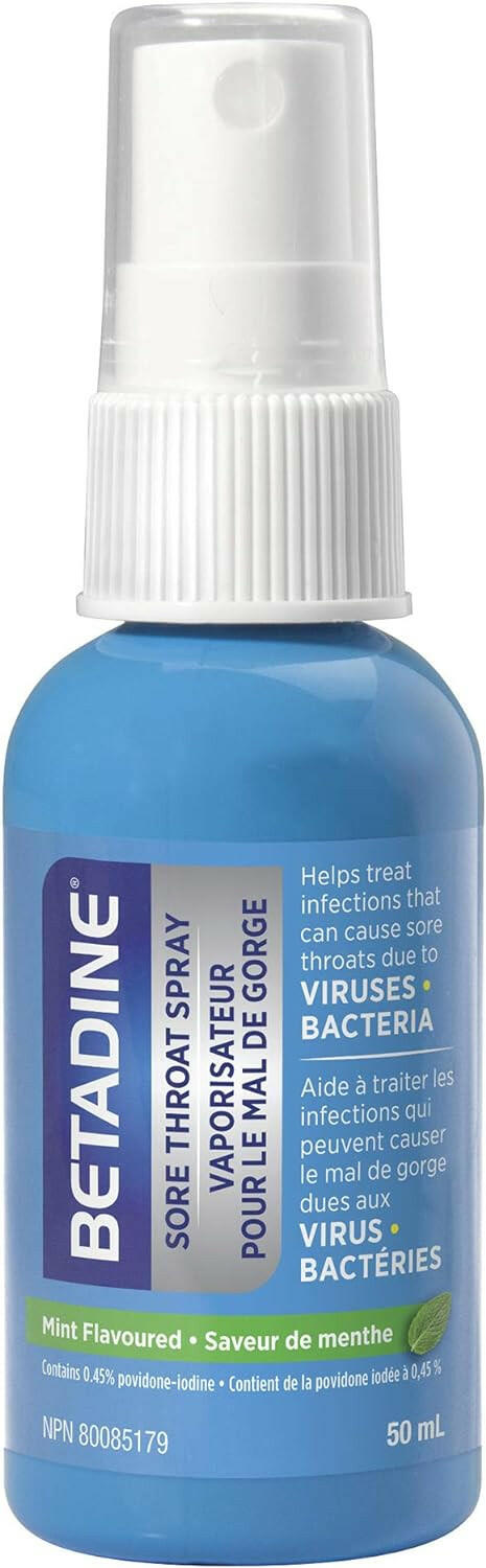 Sore Throat Spray | BETADINE® | 50ML - Coal Harbour Pharmacy