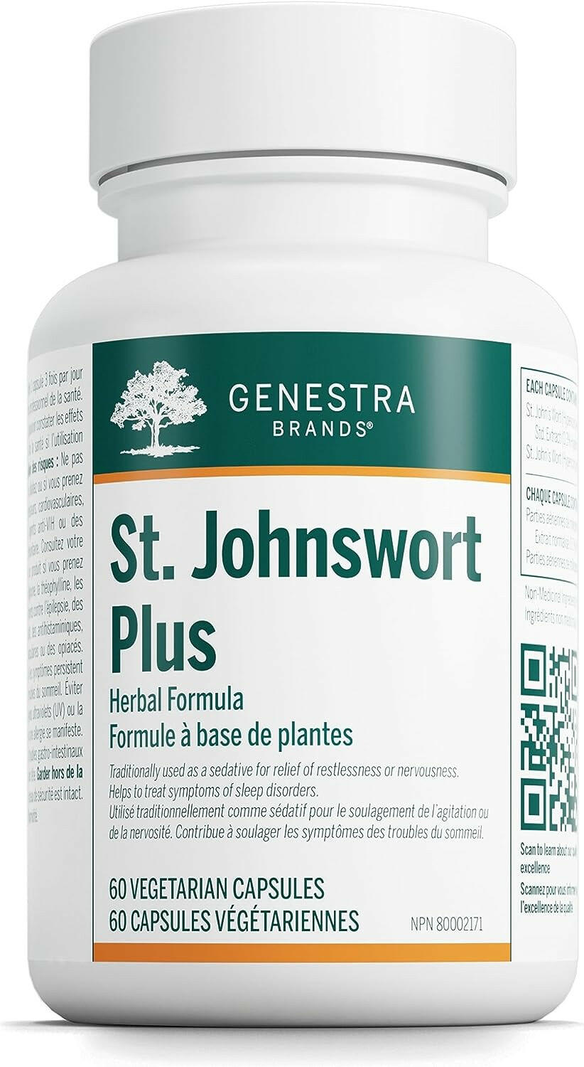St. Johnswort Plus | Genestra Brands® | 60 Vegetable Capsules - Coal Harbour Pharmacy