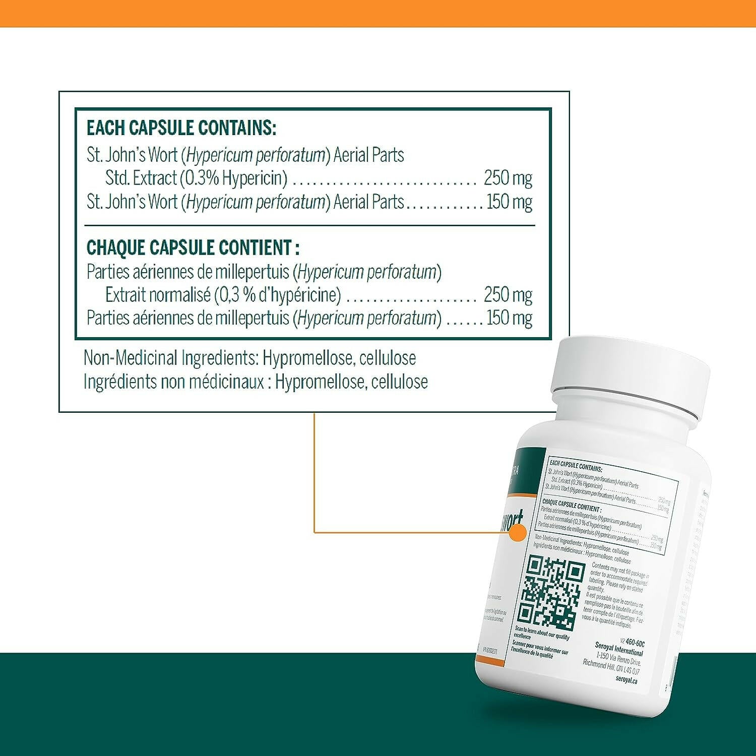 St. Johnswort Plus | Genestra Brands® | 60 Vegetable Capsules - Coal Harbour Pharmacy