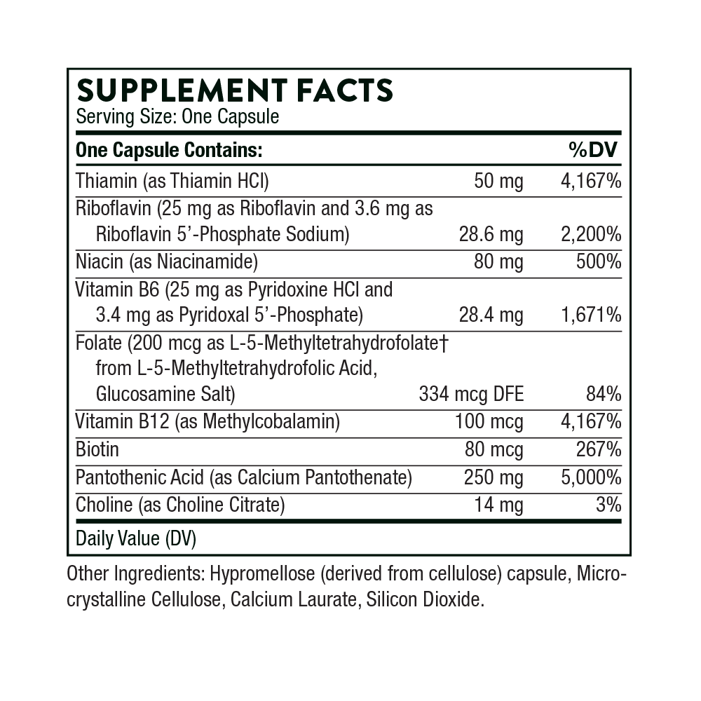 Stress B-Complex | Thorne® | 60 Capsules - Coal Harbour Pharmacy