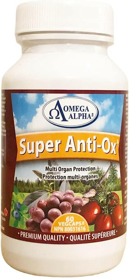 Super Anti-Ox® | Omega Alpha® | 60 Vegetable Capsules - Coal Harbour Pharmacy