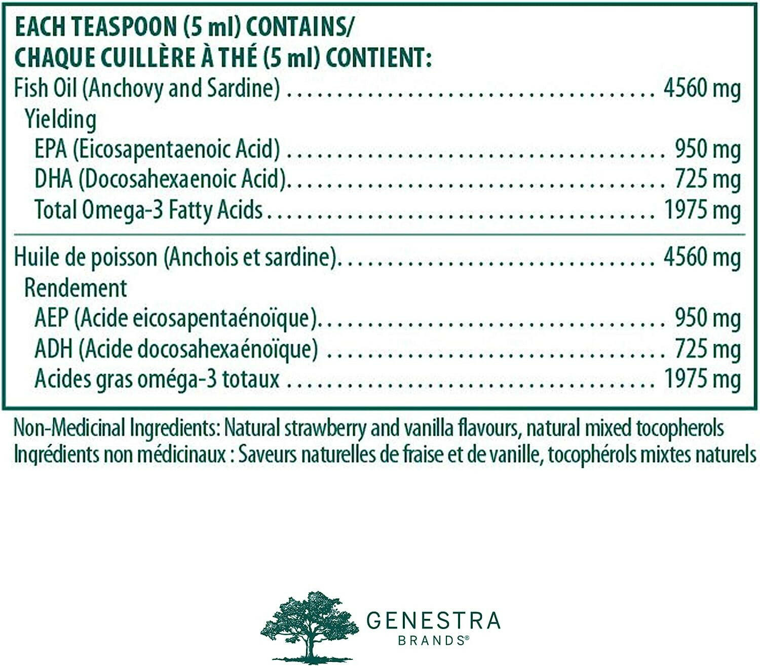 Super EFA Liquid | Genestra Brands® | 200 mL or 500 mL | Orange or Strawberry Flavours - Coal Harbour Pharmacy