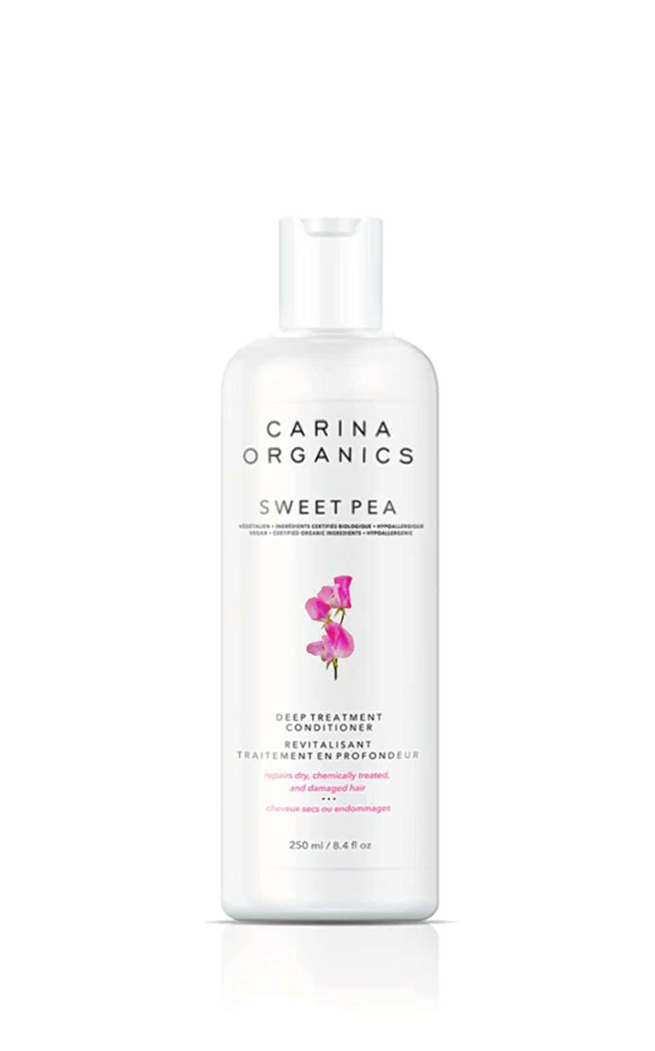 Sweet Pea Deep Treatment Conditioner | Carina Organics® | 250 mL. (8 fl. oz.) - Coal Harbour Pharmacy