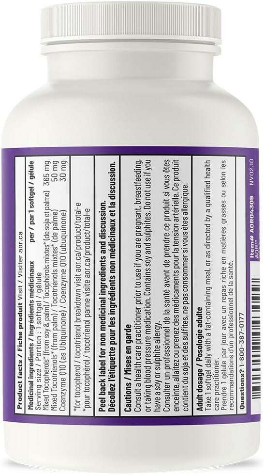 Total E | AOR™ | 60 or 120 Capsules - Coal Harbour Pharmacy