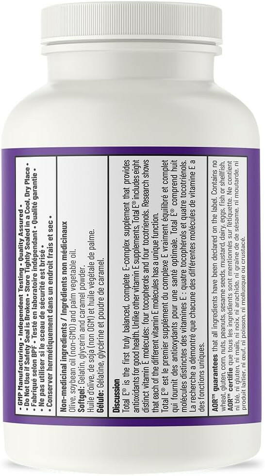 Total E | AOR™ | 60 or 120 Capsules - Coal Harbour Pharmacy